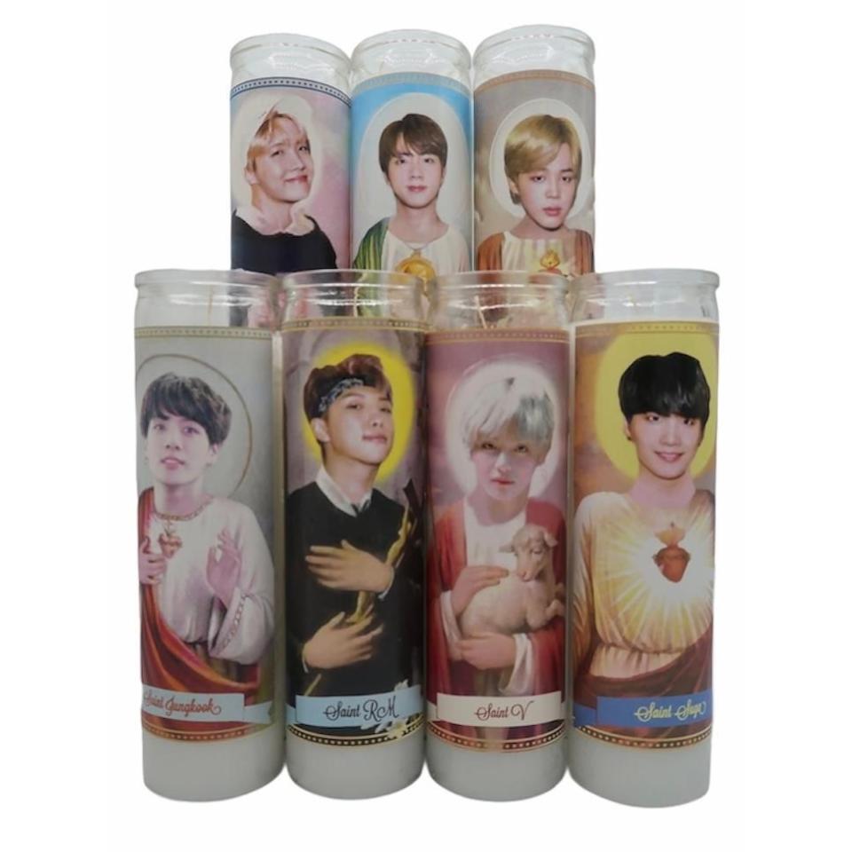 BTS Devotional Prayer Saint Candles