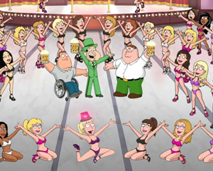 Family Guy - Canadian strip club 