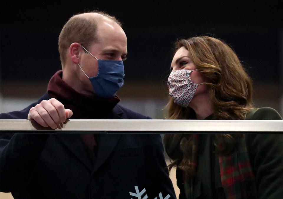 William and Kate embark on a tour to thank frontline workers, 6 December 2020Getty Images