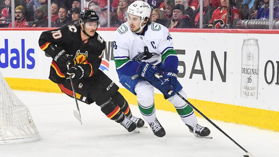 Quinn Hughes has been a force for the Canucks early in the season. (Derek Leung/Getty Images)