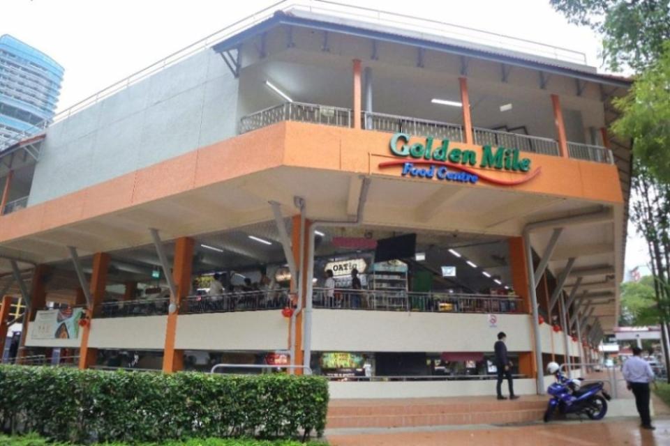 july hawker centre cleaning - golden mile market