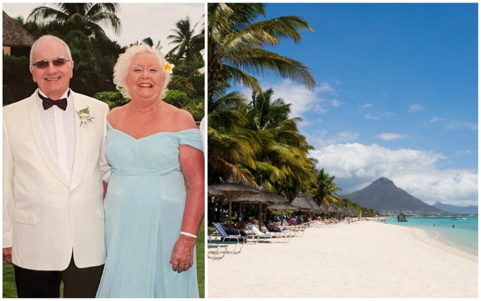 Bob and Anne love Sugar Beach so much that they choose to get married at the resort.