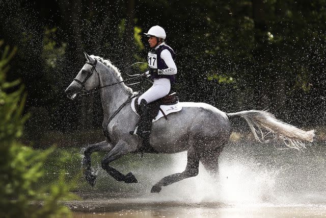 <p>Ryan Pierse/Getty</p> Campbell competing in the Cross Country 8/9YO event in England in 2022