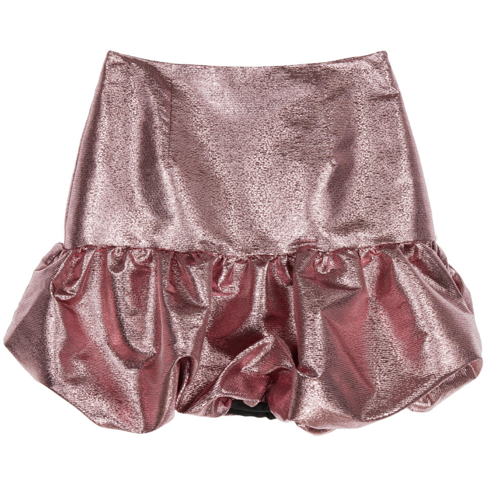 Metallic Pink Skirt