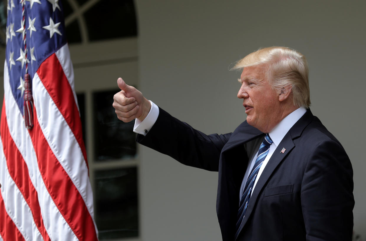 President Donald Trump&nbsp;got a thumbs down from the American Bar Association on another one of his judicial nominees. (Photo: Carlos Barria / Reuters)