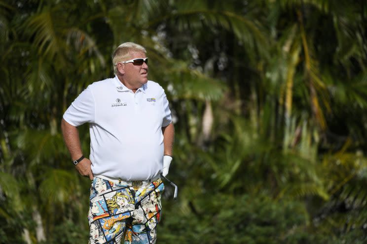 John Daly had a tough Sunday in Florida. (Getty Images)