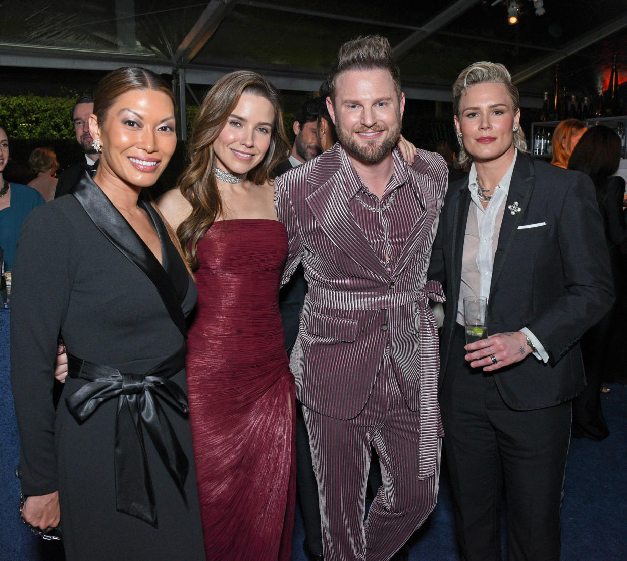 Sophia Bush and Ashlyn Harris Make 1st Public Appearance as a Couple at Oscars Party