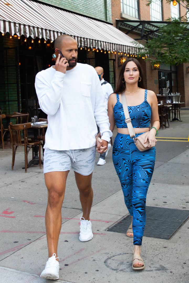 Kacey Musgraves and Cole Schafer step out and about in New York, June 20. - Credit: RCF/MEGA