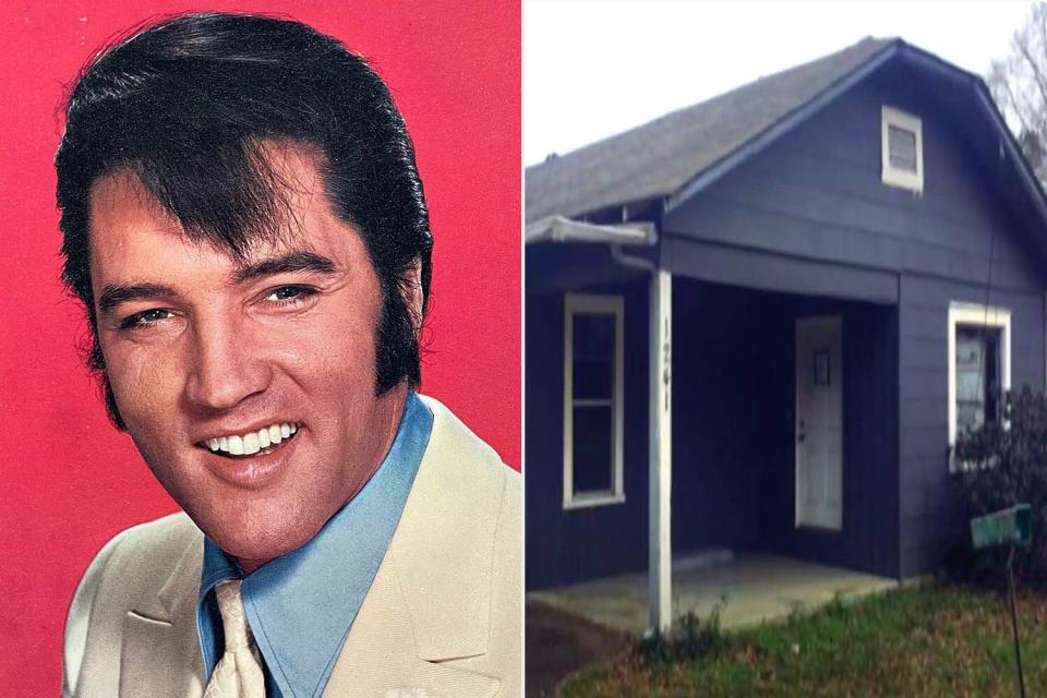 Elvis's childhood home going up for auction