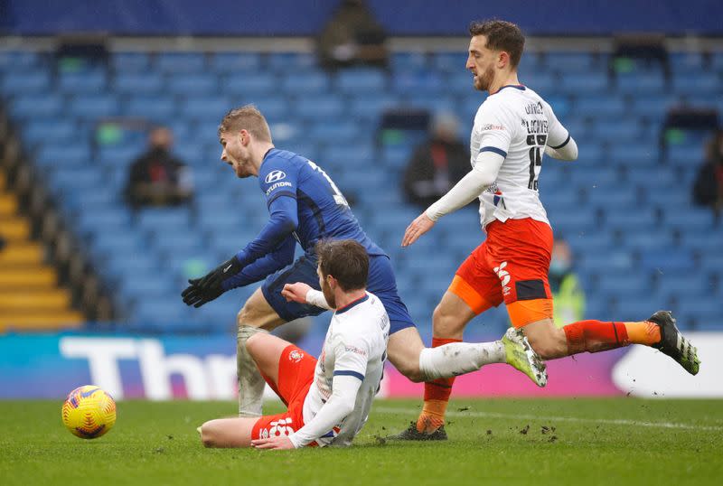 FA Cup - Fourth Round - Chelsea v Luton Town