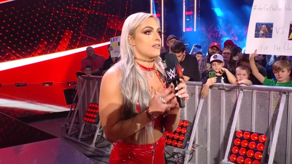     Liv Morgan on Monday Night Raw. 