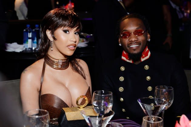 Cardi B and Offset at the Pre-Grammy Gala on Feb. 4, 2023 in Los Angeles, CA.  - Credit: Emma McIntyre/Getty Images for The Recording Academy