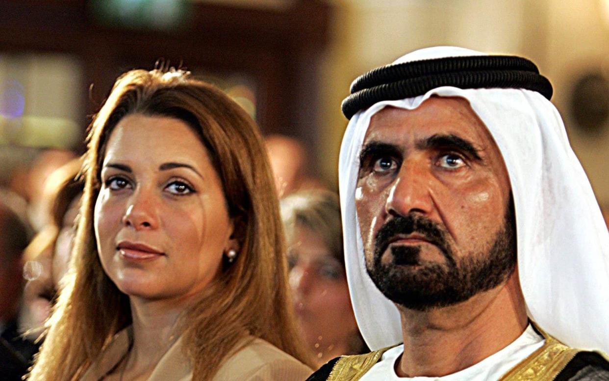 Sheikh Mohammed Bin Rashid al-Maktoum has launched legal action against his wife Princess Haya bint al-Hussein - AFP