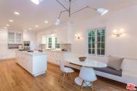 <p>The state-of-the-art kitchen with a walk-in pantry/larder also opens out on to a secluded breakfast terrace. (Redfin/MLS) </p>