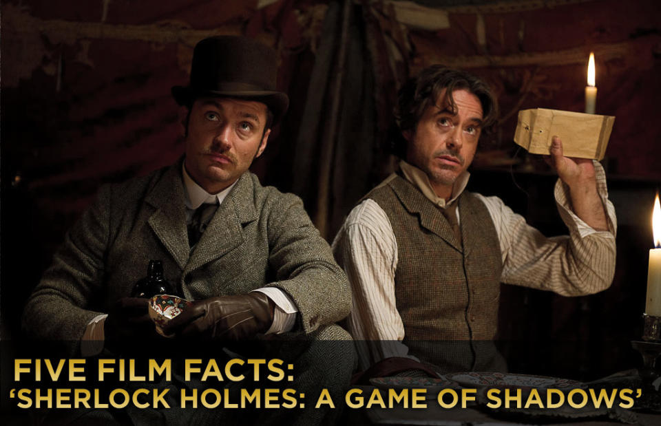 Five Film Facts Sherlock Holmes A Game of Shadows Title Card