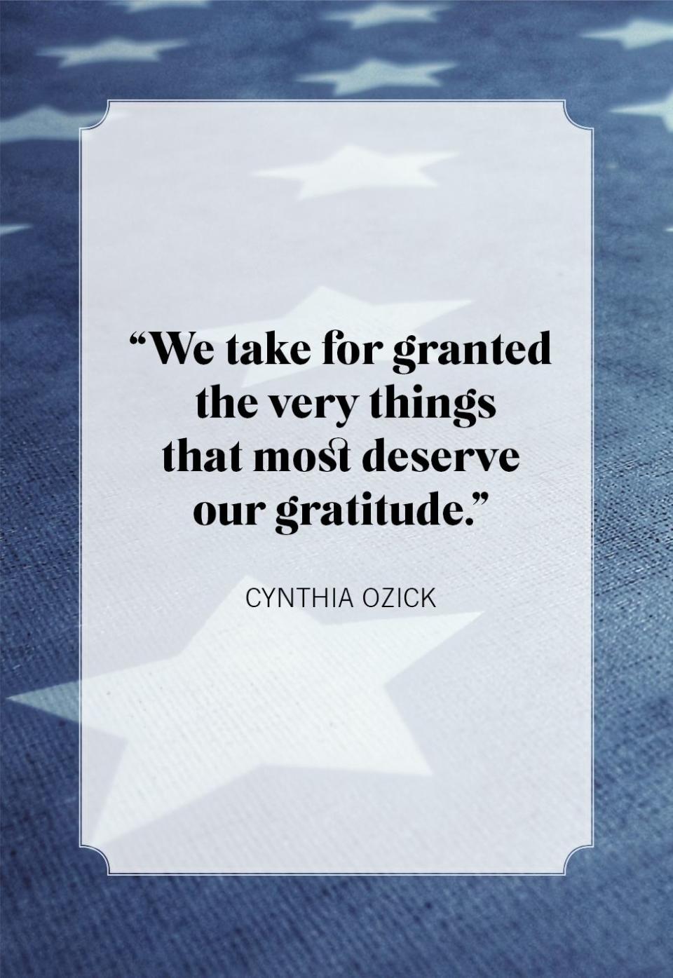 memorial day quotes cynthia ozick