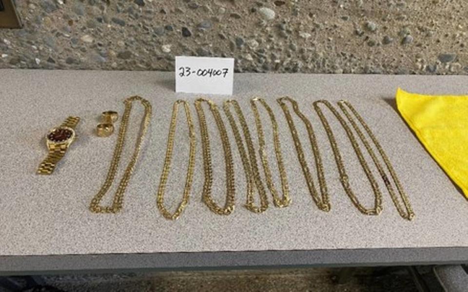 Chains, rings and a watch were recovered as part of a King County investigation in March.
