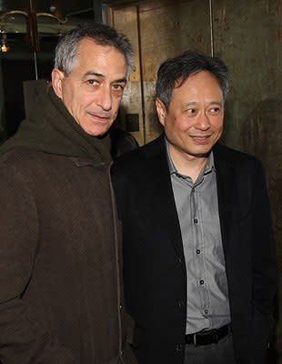 David Strathairn and Ang Lee at the New York City premiere of The Weinstein Company's My Blueberry Nights