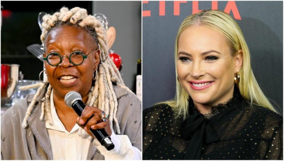 Whoopi Goldberg (L) Meghan McCain (Getty Images)