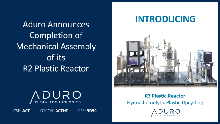 ACT Announces Mechanical Completion of R2 Plastic