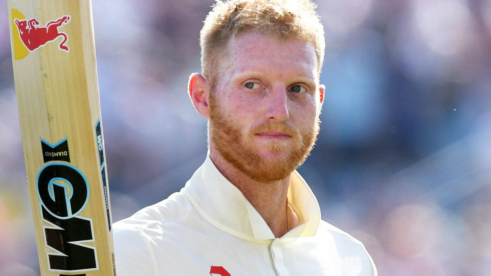 Ben Stokes, pictured here after his incredible century.