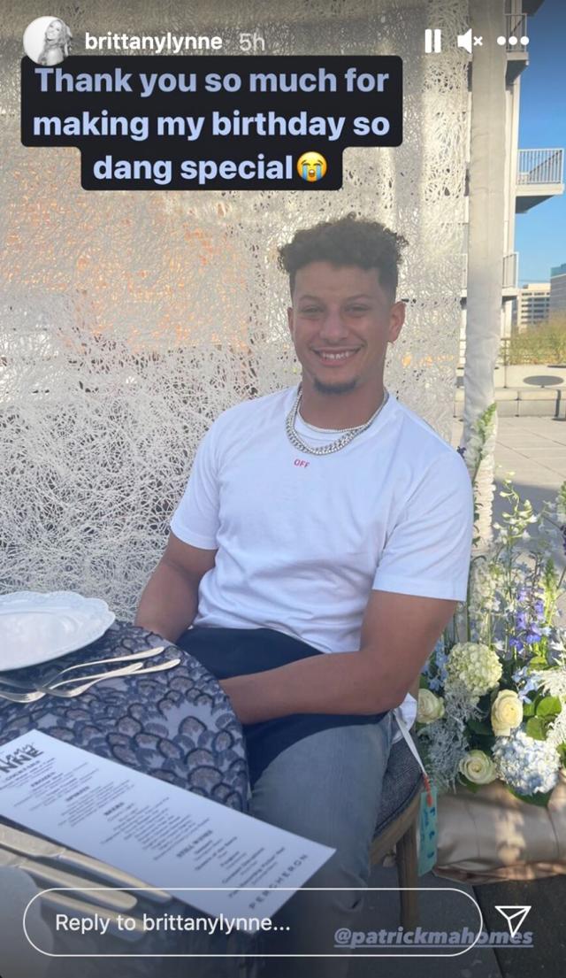 Patrick Mahomes Threw 'The Best' Surprise Party for Wife Brittany