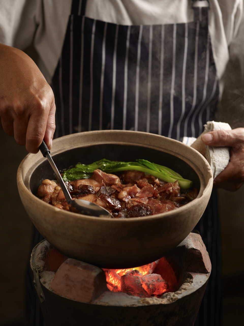Geylang Claypot Rice earned a Michelin Plate in 2016, serving traditional Southeast Asian rice dishes slowly cooked in traditional claypots with savory ingredients.
