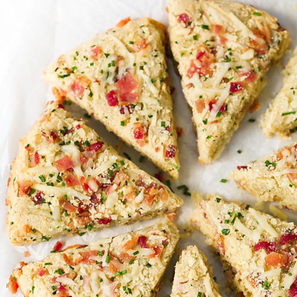 Keto Bacon and Cheese Scones