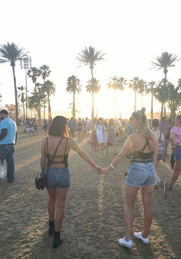 Look after your friends and enjoy Coachella together! Source: Supplied