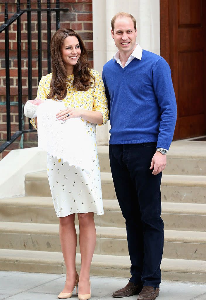 Le duc et la duchesse de Cambridge ont rendu hommage à la princesse Diana en choisissant les prénoms de la princesse Charlotte [Photo: Getty]