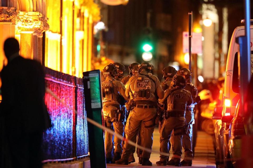 Counter-terrorism special forces assemble near the scene of a suspected terrorist attack near London Bridge on June (Getty Images)