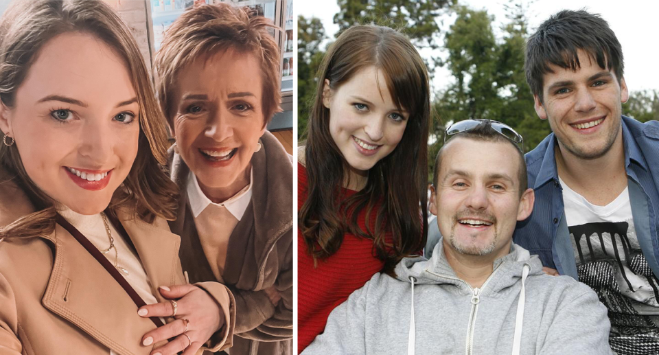 Neighbours' Jordy Lucas and Susan Kennedy / Neighbours cast.