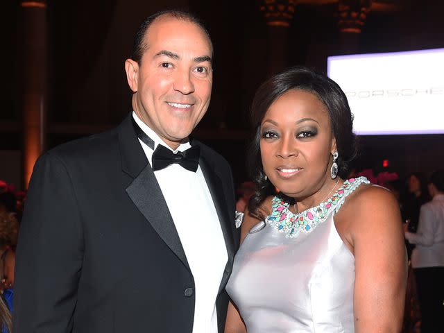 <p>Clint Spaulding/WWD/Penske Media/Getty</p> Ricardo Lugo and Star Jones.