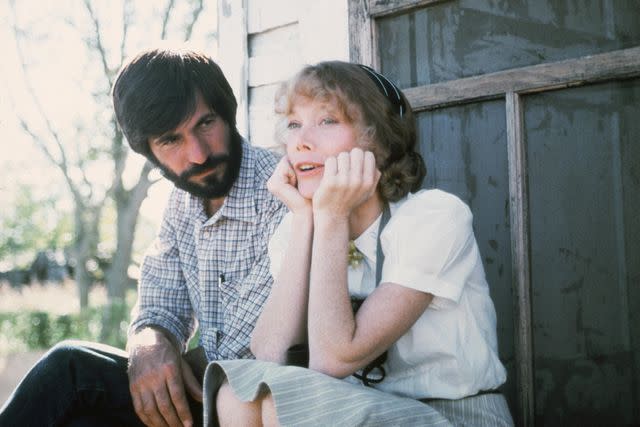 <p>Universal/Kobal/Shutterstock</p> Jack Fisk and Sissy Spacek on the set of 'Raggedy Man.'