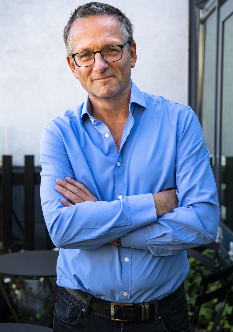 Dr Michael Mosley, pictured in 2019 in Sweden while promoting his book. (Alamy)