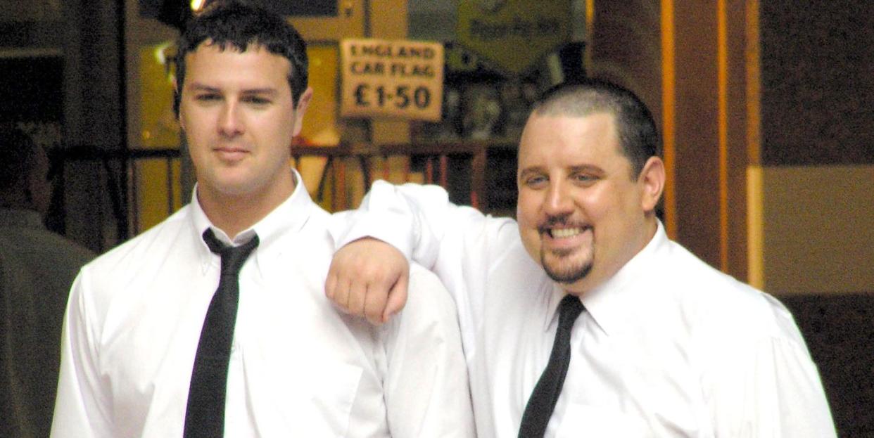 paddy mcguinness and peter kay, 2004