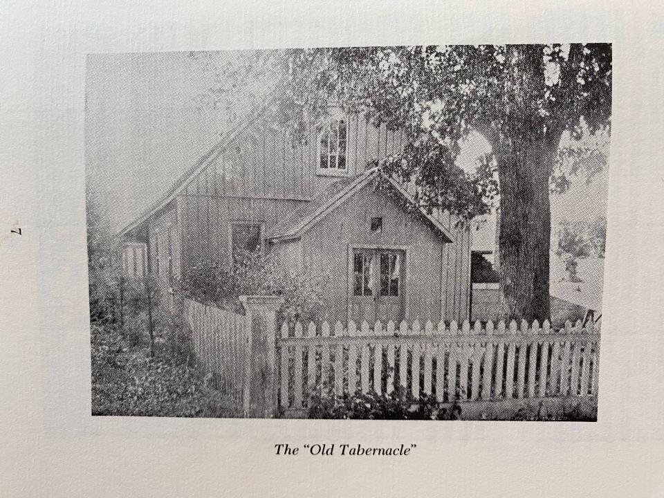 Construction on the original Tabernacle United Methodist Church in Binghamton began in March 1873.