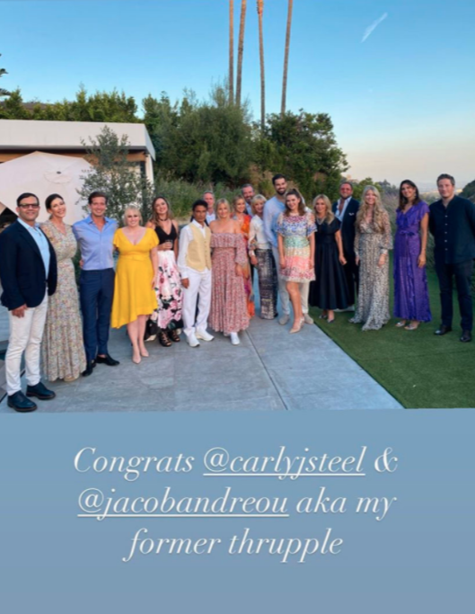 Rebel Wilson in a yellow dress at a wedding in California