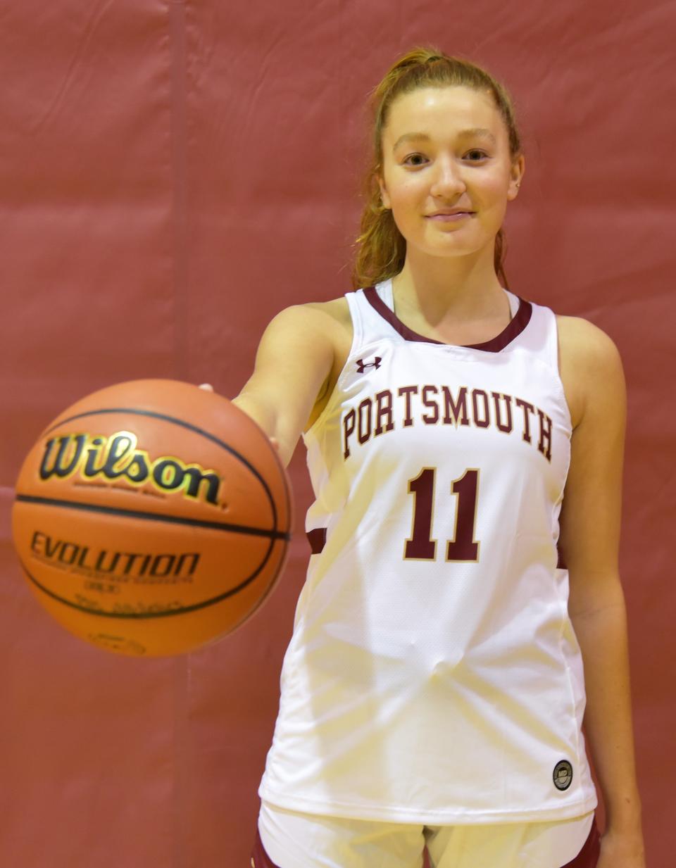 Savannah Emery has overcome injury to contribute for Portsmouth High School.