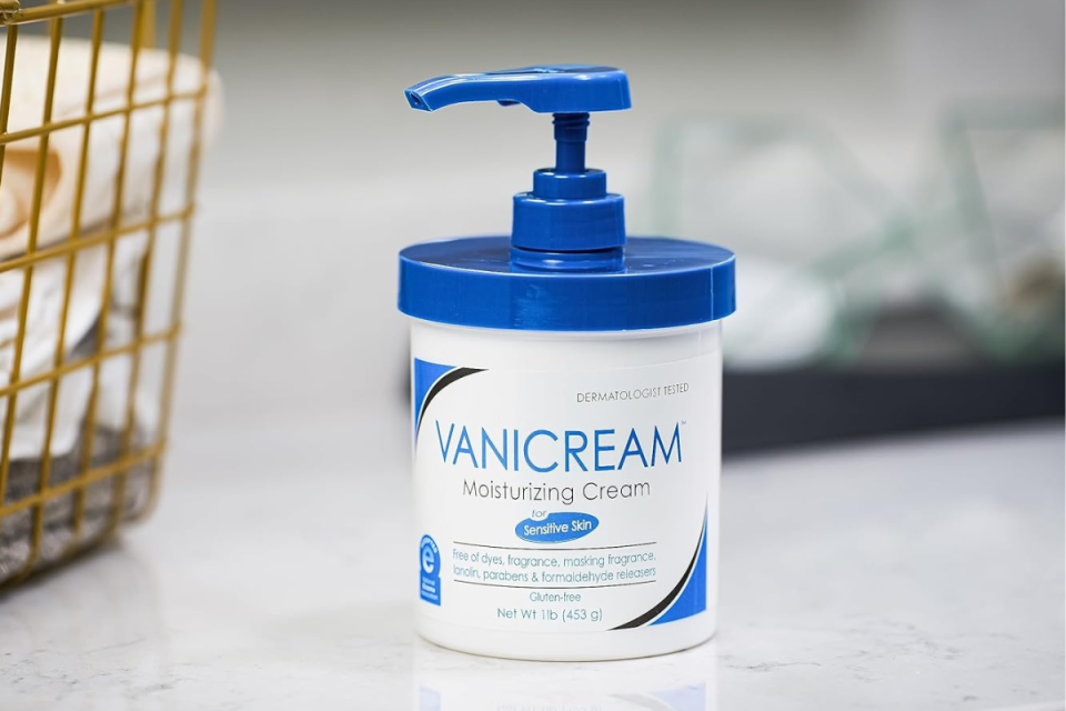 a tub of vanicream moisturizer