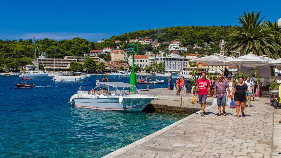 Outside of Hvar Town is a peaceful island with villages such as Stari Grad. - Goran Bogicevic/Alamy Stock Photo