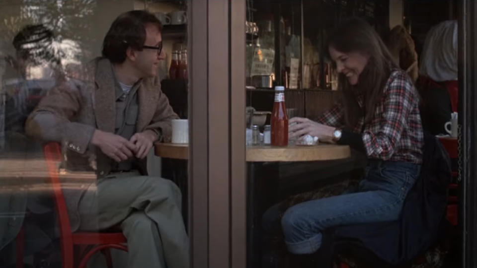 Woody Allen and Diane Keaton in Annie Hall