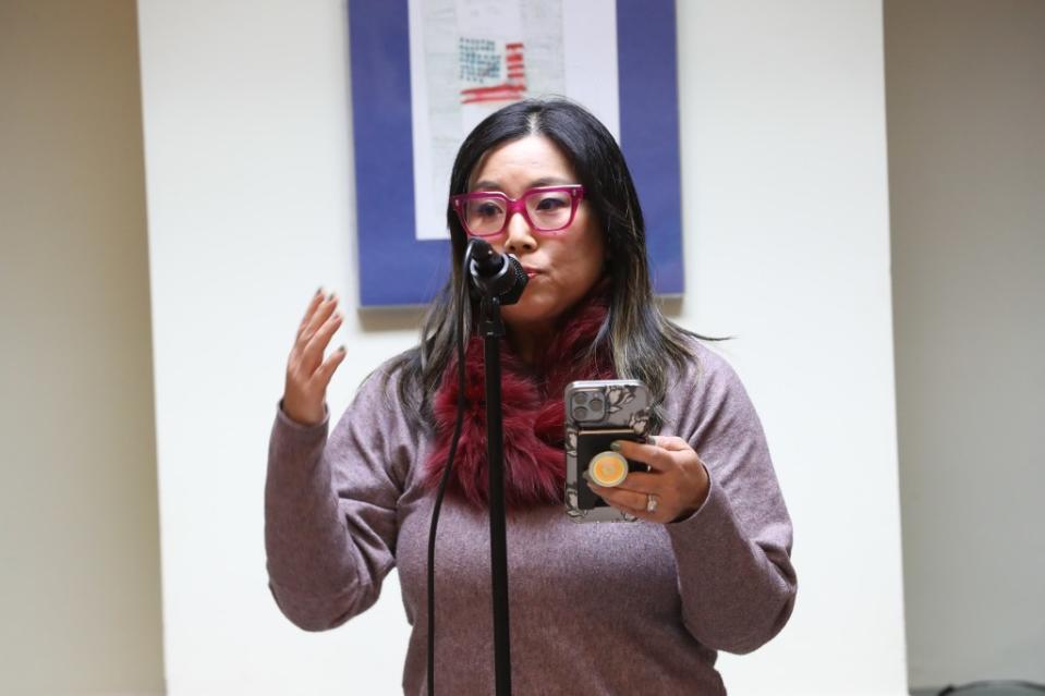 The lone public speaker in support of resolution 248, parent Linda Quarles, said there is no consensus on the matter nationally or globally. William C Lopez/New York Post