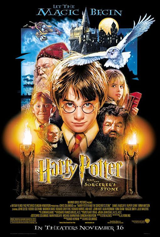 3) Harry Potter and the Sorcerer's Stone