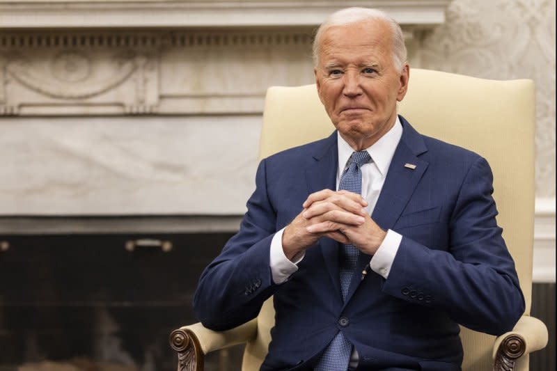 Biden has said ending the war in Gaza and bringing the hostages held by Hamas back to Israel is a top priority for his last six month in office. Photo by Samuel Corum/UPI