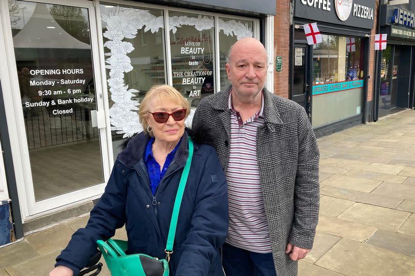 Richard and Margaret Turkington, out in Middleton