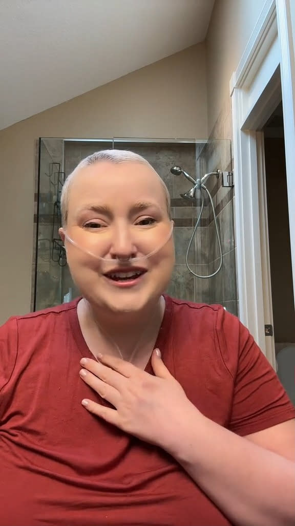 Nix says goodbye to her fans in a heartrending farewell video released right after her death. @cancerpatientmd/TikTok