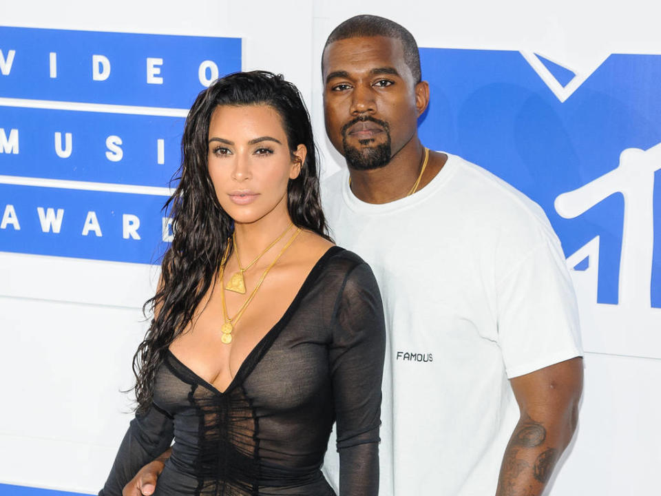 Kim and Kanye have been together since 2012. Copyright: [Rex]