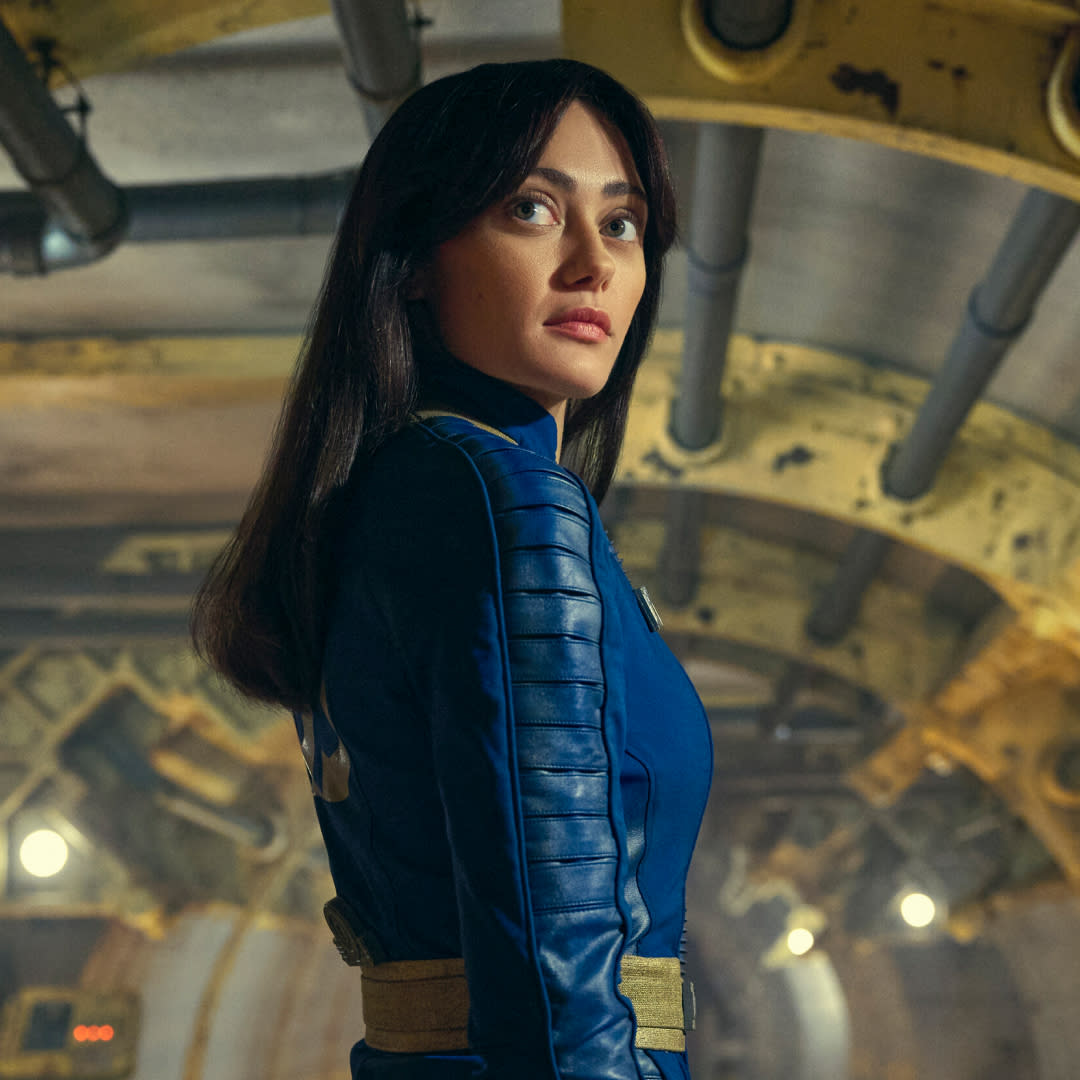  Ella Purnell as Lucy MacLean in 'Fallout'. 