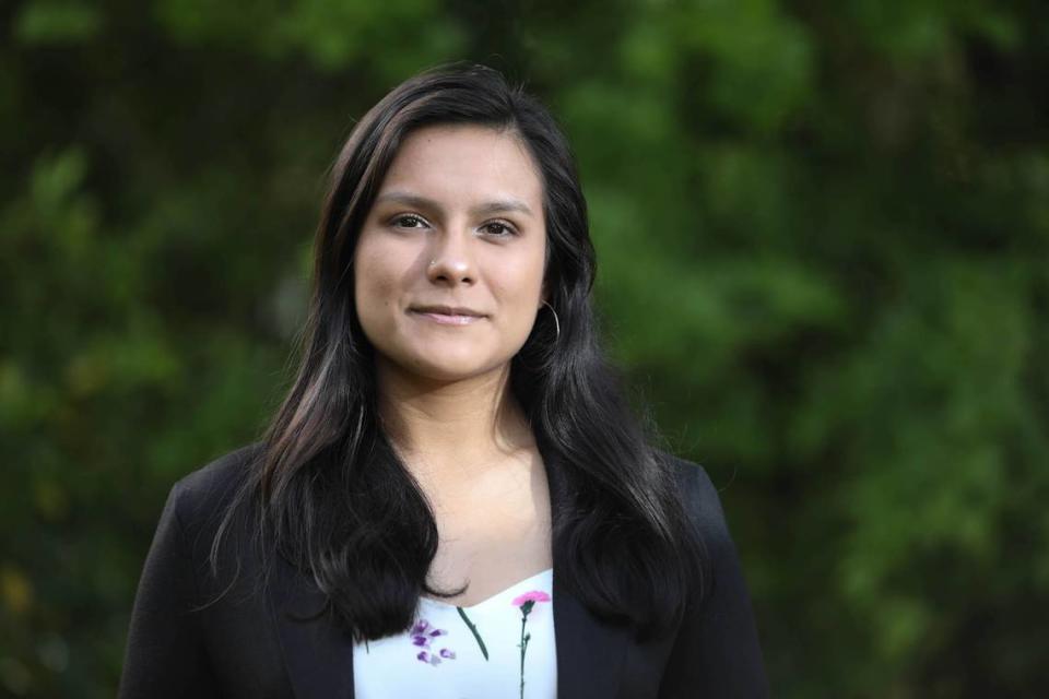 Aylin Gomez came to the United States from Mexico City when she was 6 years old. She works as a paralegal in Columbia and is an advocate for immigration reform.